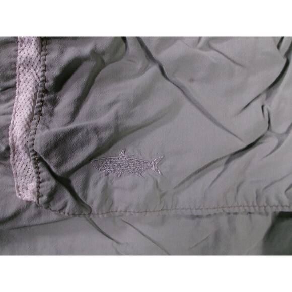 Tarponwear Swim Shorts Mens L Sage Elastic Waist Drawstring Mesh Liner QuickDry - Picture 3 of 12